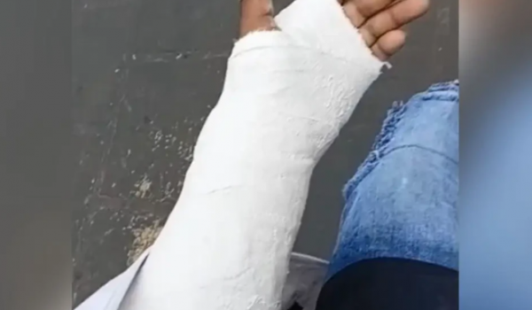 Morador de Indiara passa a noite em frente a hospital após ambulância deixar ele no local