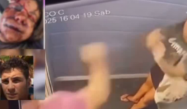 Mulher é brutalmente agredida pelo companheiro em elevador de condomínio em Natal