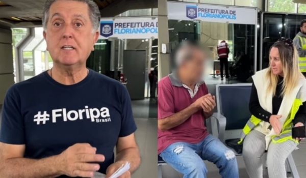 Prefeito manda devolver pessoas desempregadas e sem casa que chegam a Florianópolis