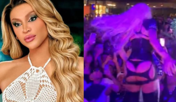 Pabllo Vittar leva tombo durante show em Goiânia