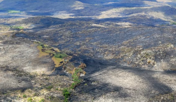 INCÊNDIO NA CHAPADA DOS VEADEIROS É CONTROLADO