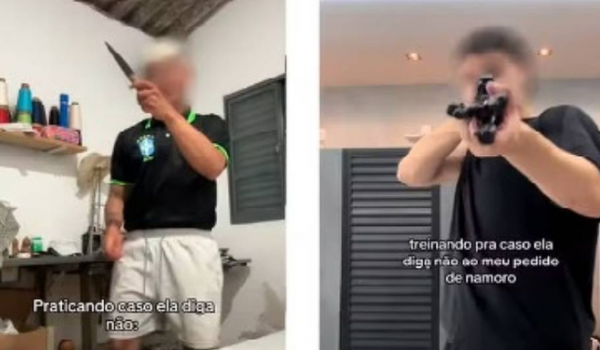 Trend violenta no TikTok que simulam agressões 
