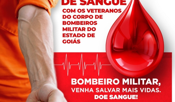 CBMGO realiza campanha de doação de sangue