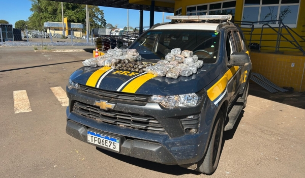 PRF encontra 37 kg de haxixe em tanque adaptado na BR-153, em Goiás