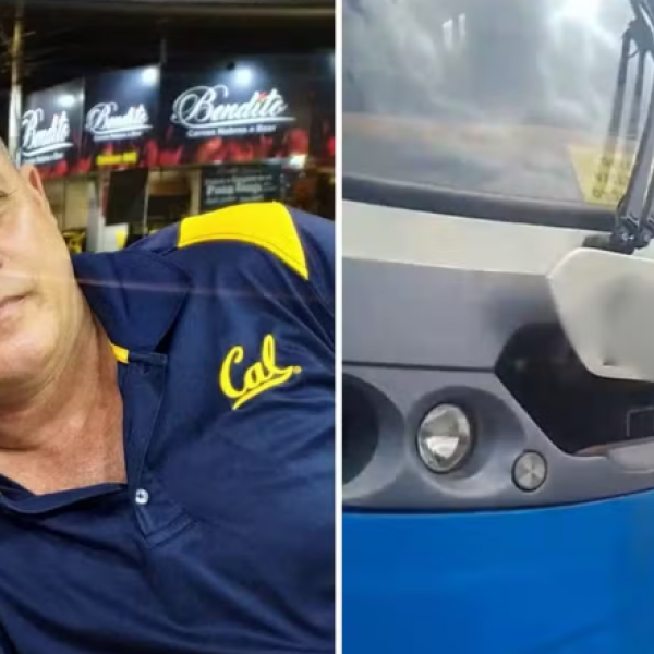 Funcionário morre após ônibus cair durante manutenção em Goiânia