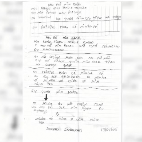 Adolescente denuncia pai após agressão em Aparecida