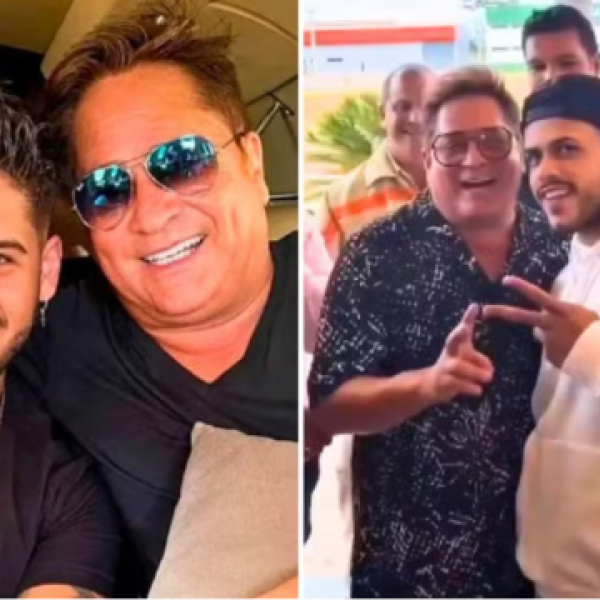 Leonardo brinca com fã parecido com Zé Felipe e vídeo viraliza