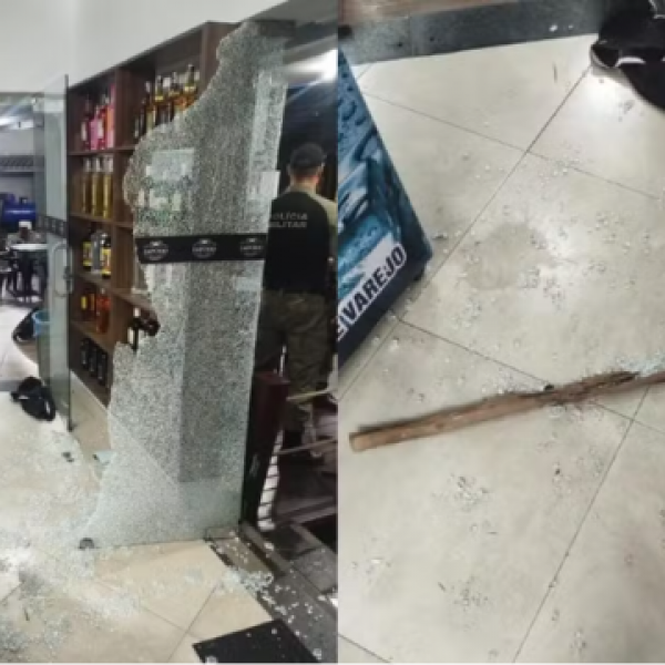 PRF é preso após ameaçar frentista e depredar conveniência por R$ 1 em Anápolis
