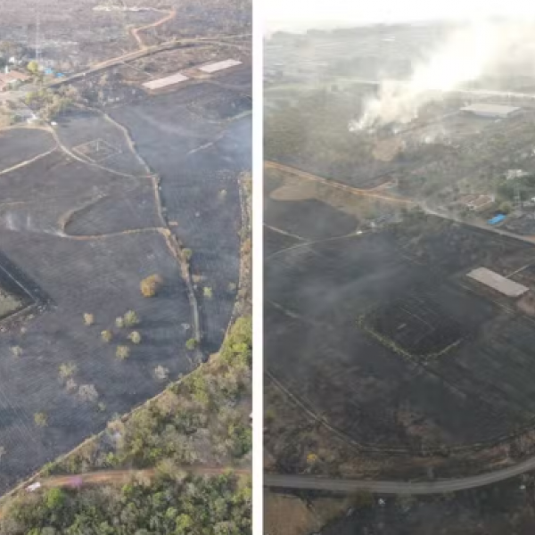 Incêndio atinge parque onde está depósito do Césio-137 em Goiás