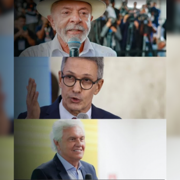 Lula empata com Caiado e Zema em cenários de 2º turno para 2026, aponta pesquisa