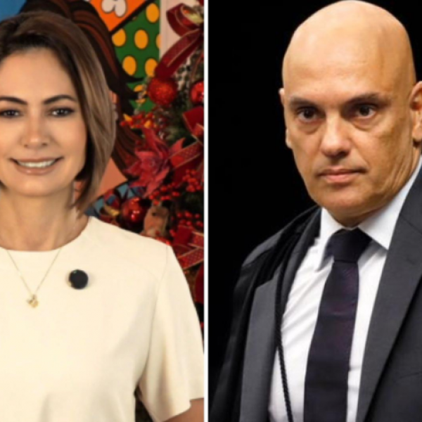 Michelle Bolsonaro chama Alexandre de Moraes de 'irmão em Cristo'