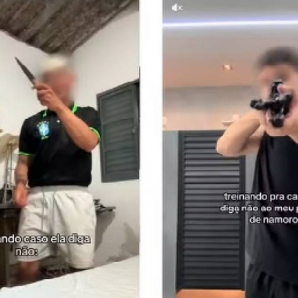 Trend violenta no TikTok que simulam agressões 
