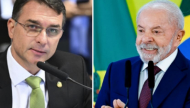 BTG/Nexus: Flávio Bolsonaro aparece com 52% dos votos válidos contra 48% de Lula
