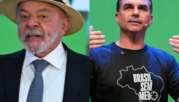 Nova pesquisa da BTG/Nexus mostra Lula com 40% e Flávio Bolsonaro com 37% no primeiro turno